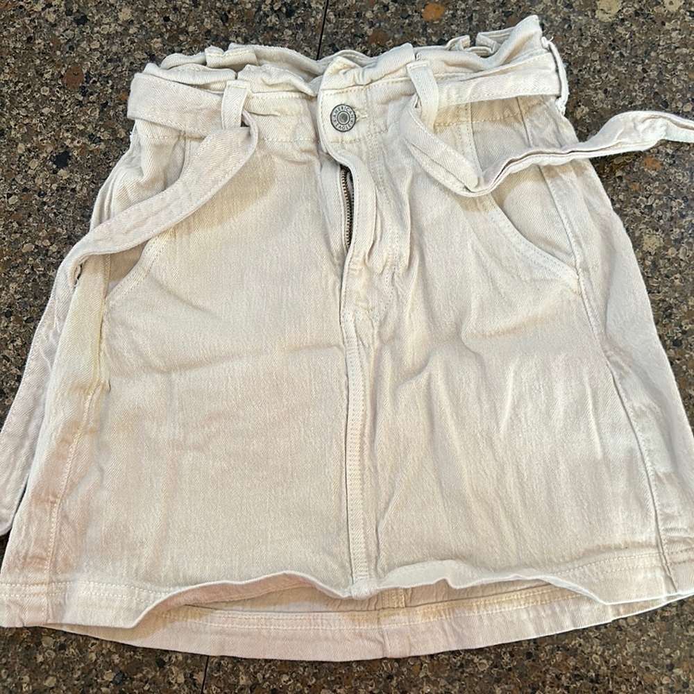 Off white Mini skirt from American Eagle